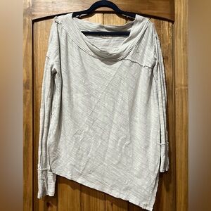 We The Free “To The Right” off shoulder Long Sleeve Top